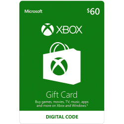 $60 Xbox Gift Card [Digital Code]